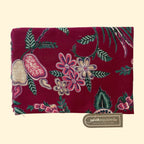 Earth Squared Botanical Scarf - Plum