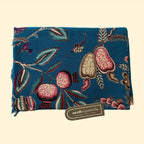 Earth Squared Botanical Scarf - Teal