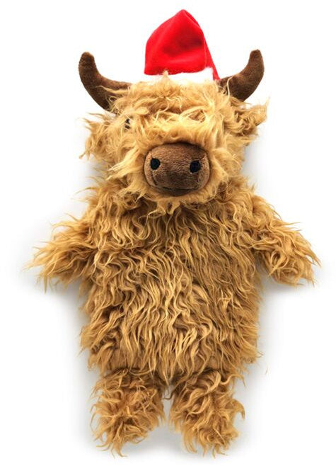 Christmas Highland Cow Hot Water Bottle