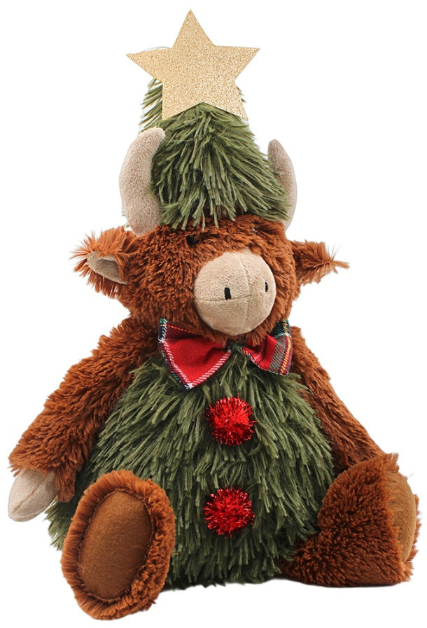 Highland Cow Tree Plush