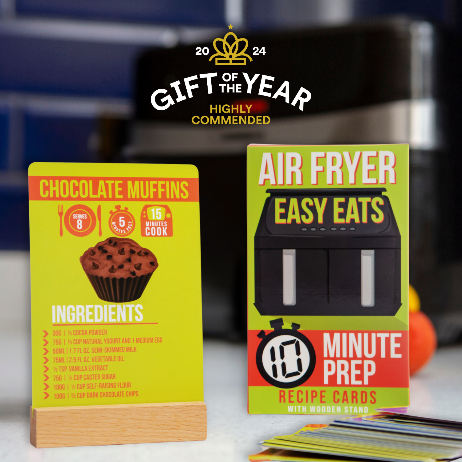 Easy Eats - Air Fryer Recipe Cards - 10 Minute Prep Recipes