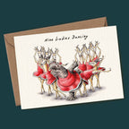 Nine Ladies Dancing Christmas Card