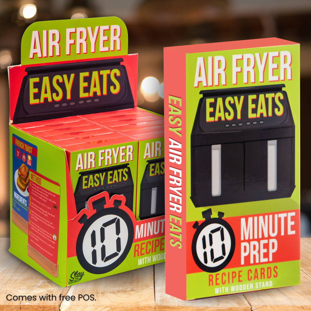 Easy Eats - Air Fryer Recipe Cards - 10 Minute Prep Recipes