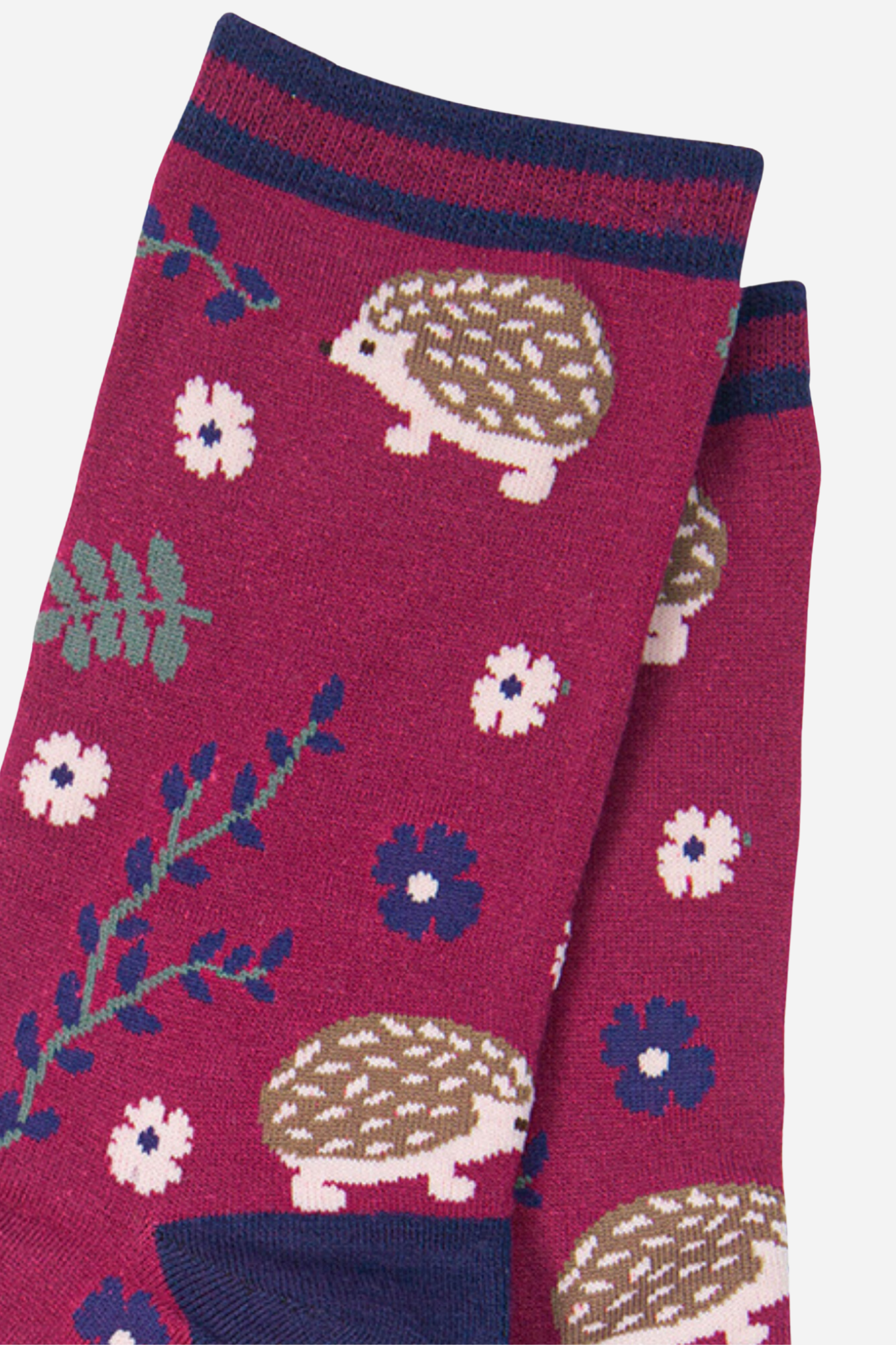 Women's Bamboo Socks - Hedgehogs