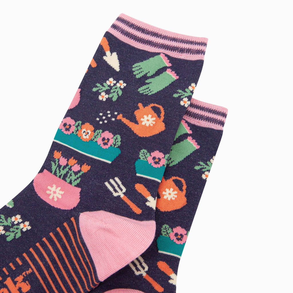 Women's Bamboo Socks - Gardening