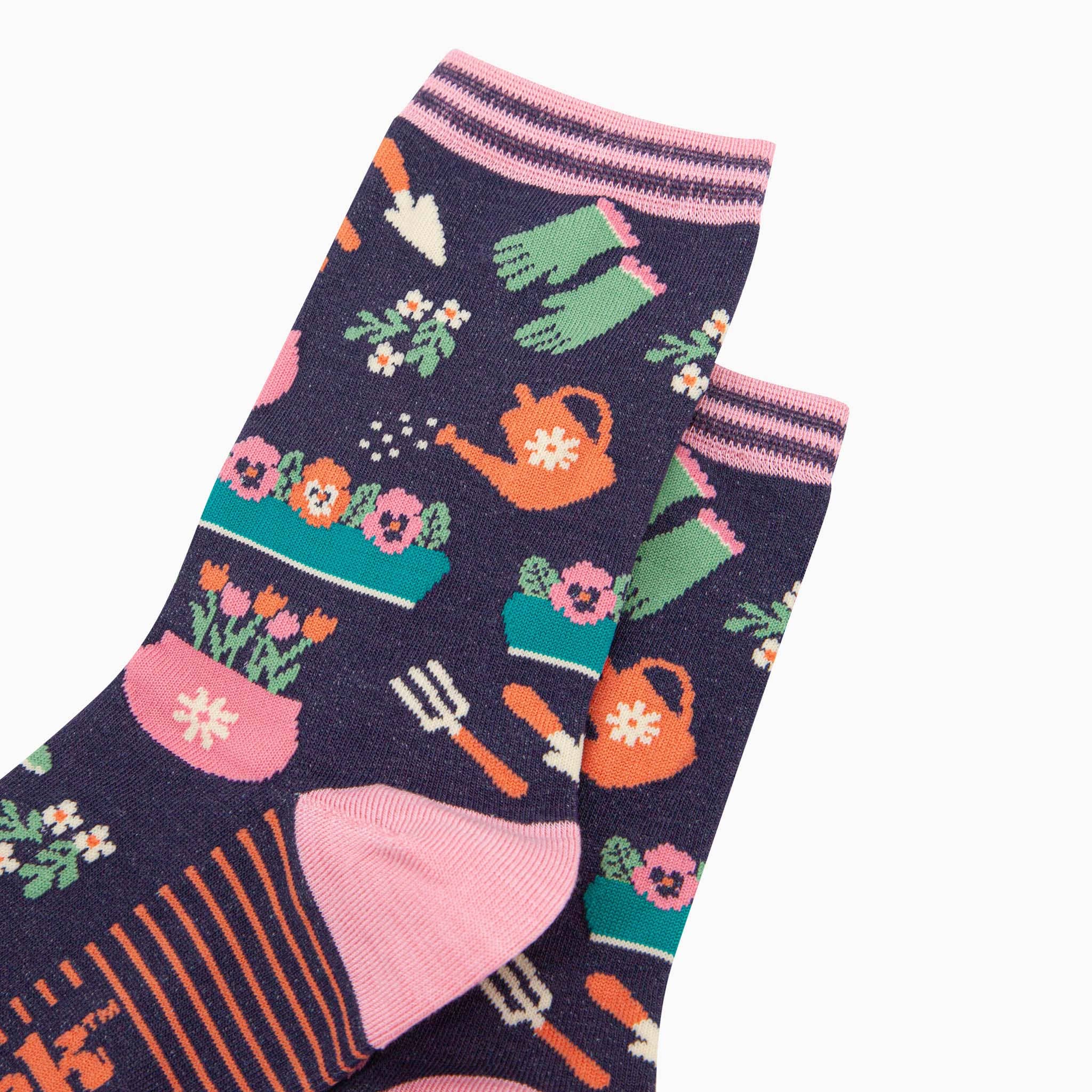Women's Bamboo Socks - Gardening