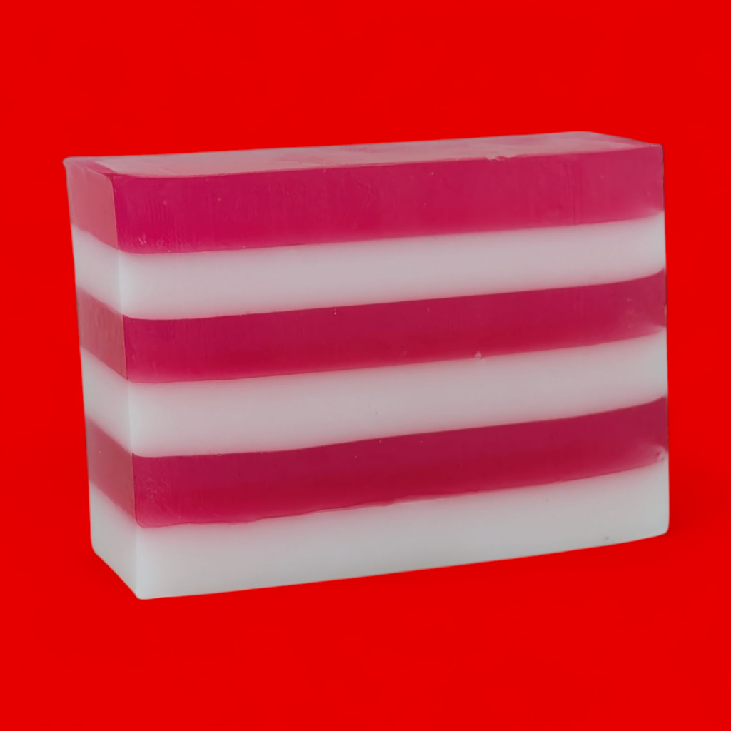 Candy Cane Handmade Soap 120g