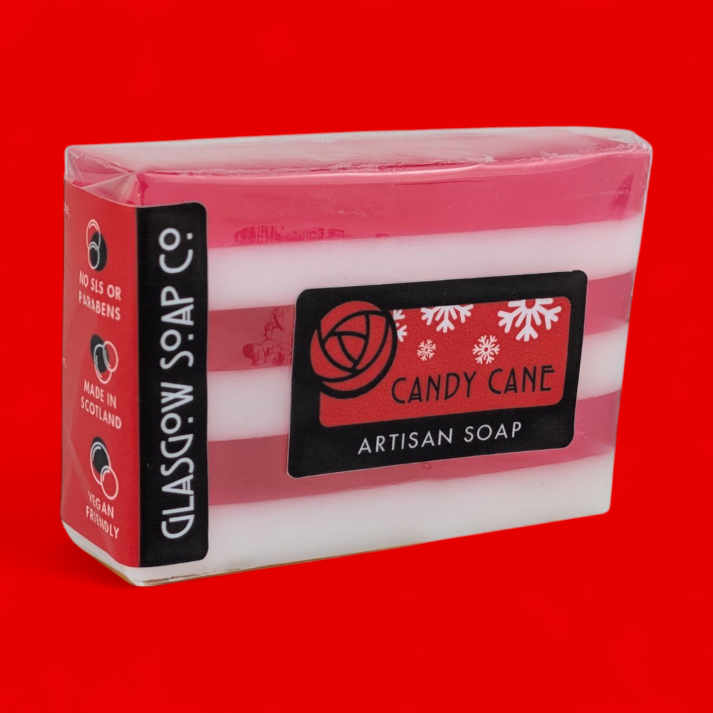 Candy Cane Handmade Soap 120g